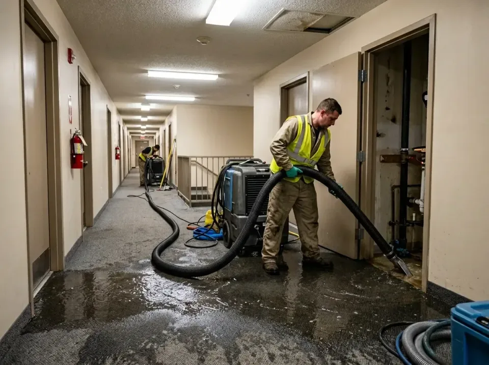 multi-unit-apartment-hallway-f-005 — frequently asked questions, Emergency Burst Pipe Water Extraction & Removal in Kewaunee…